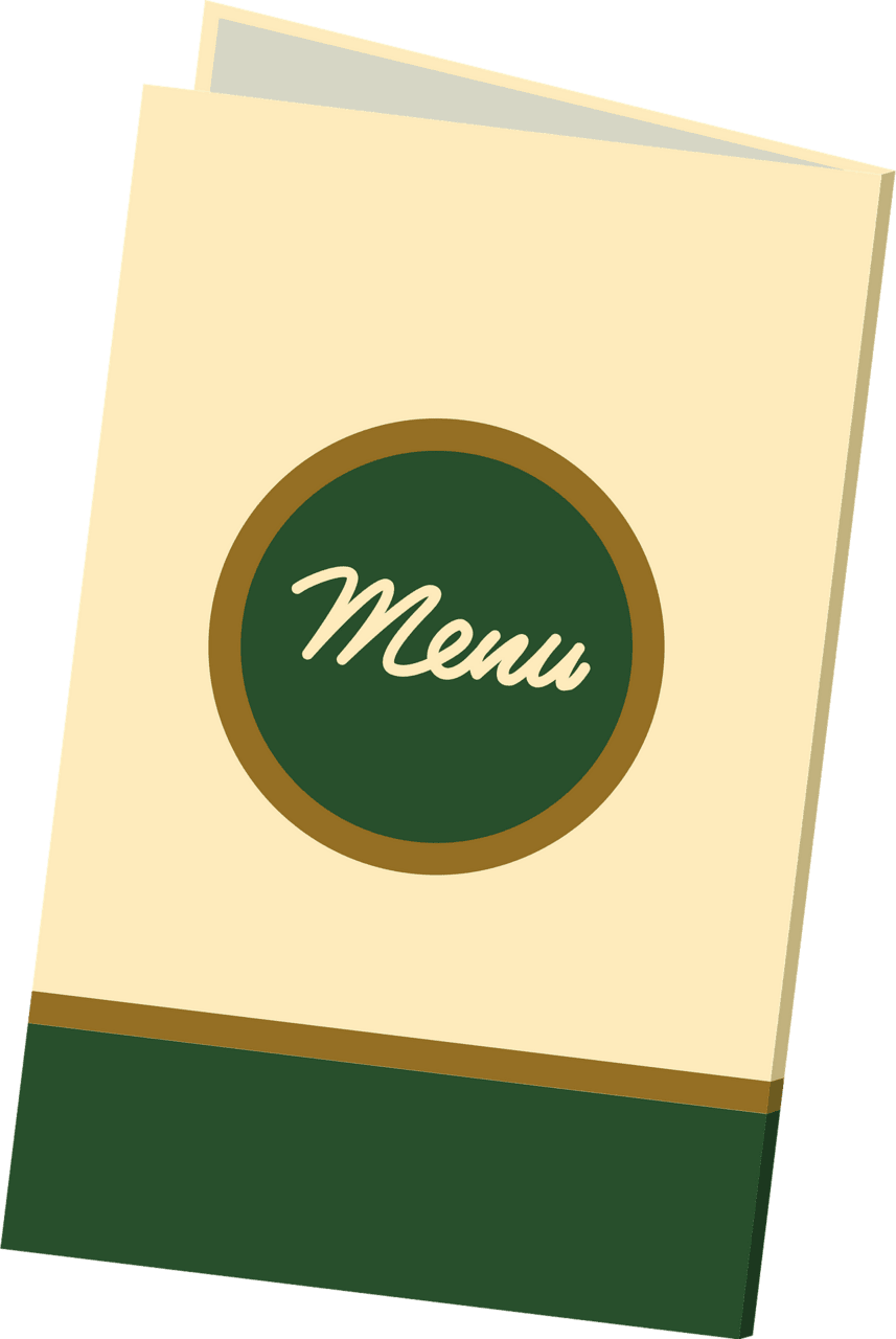 Restaurant menu vector clipart images