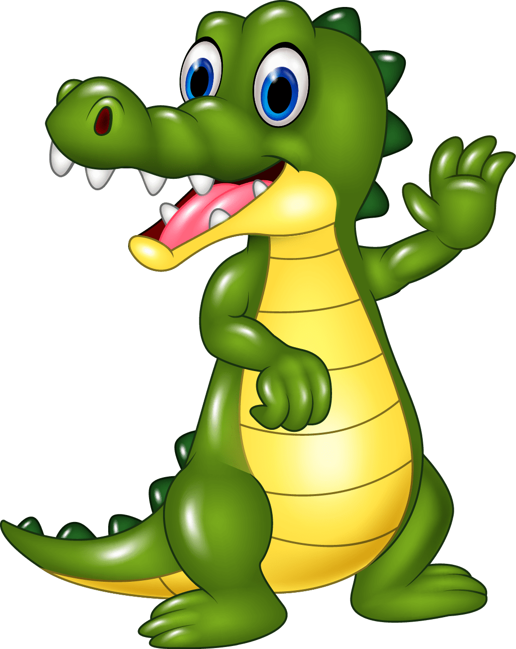 Crocodile pin page clipart logo 2