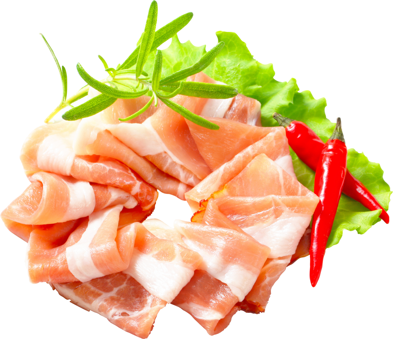 Bacon image prosciutto crudo background clipart