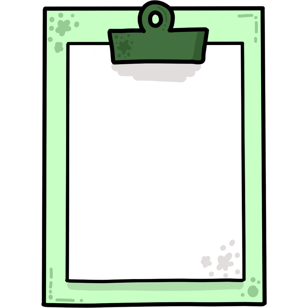 Clipboard paper survey image clipart