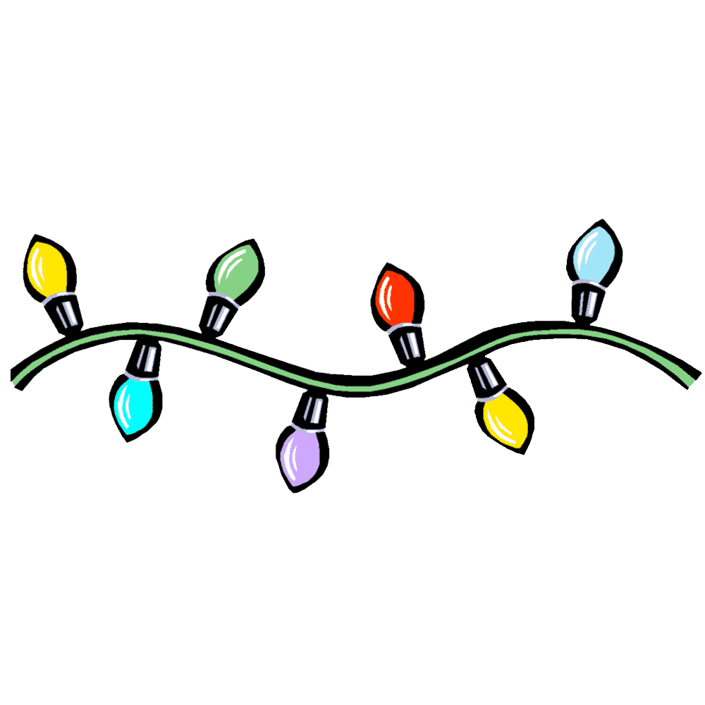Cute christmas light clipart for your holiday decorations free 2