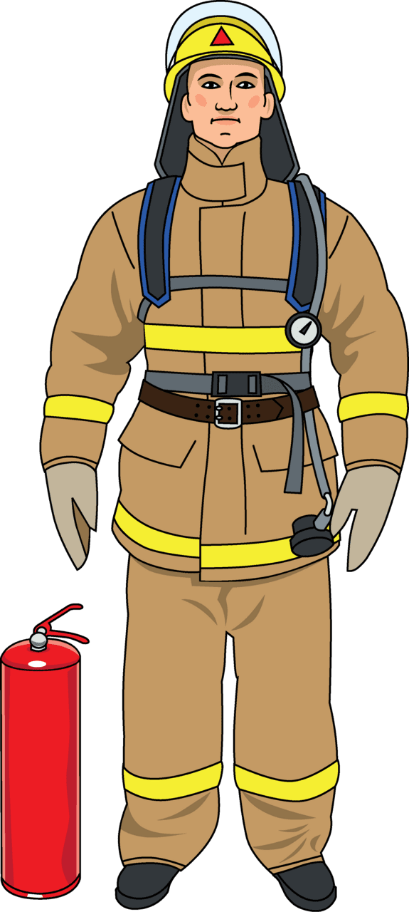 Fire fighter firefighter vector clipart images 4