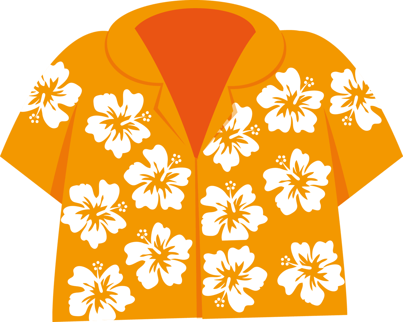 Hawaii luau party clipart vector