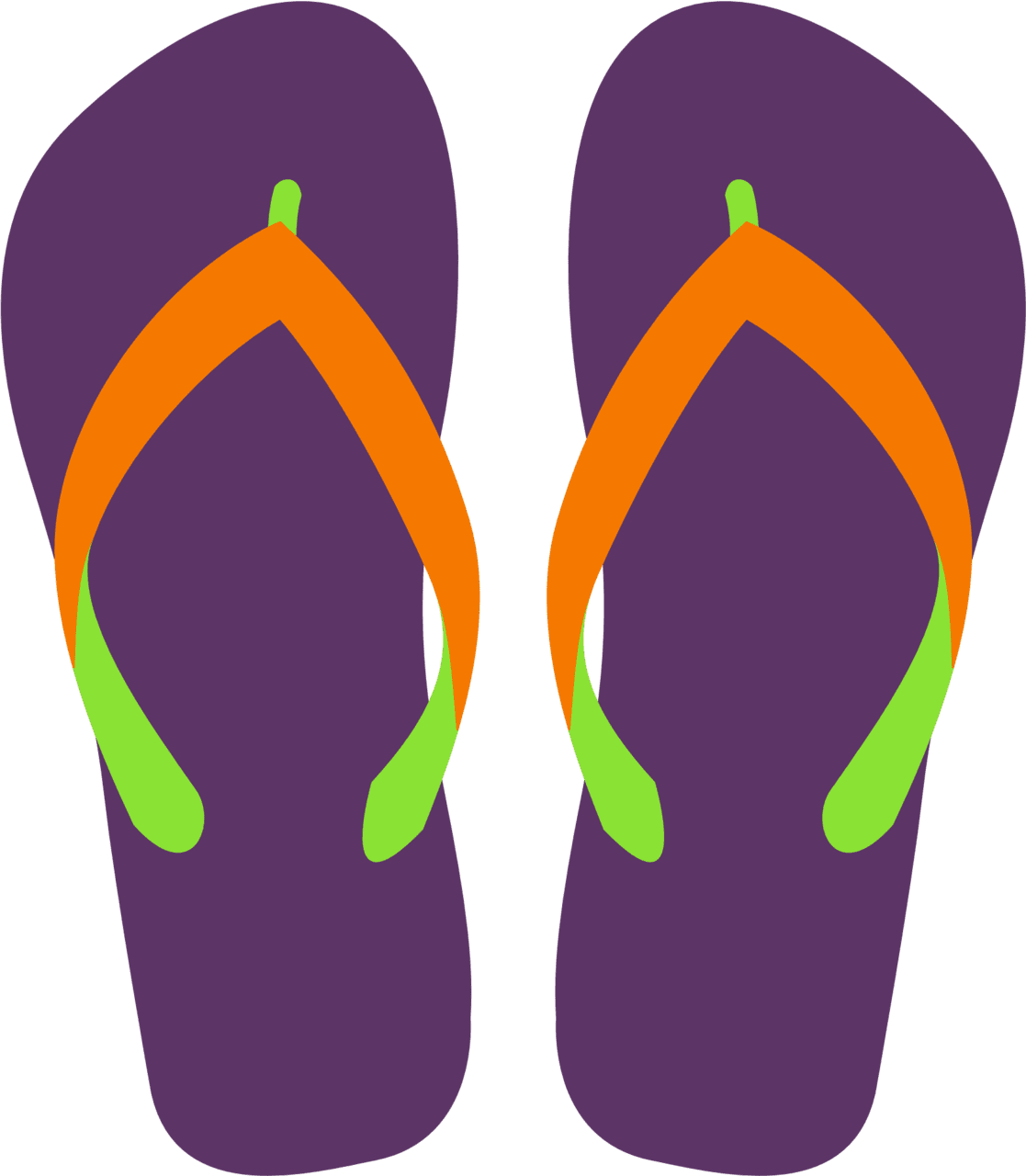 Flip flop images clipart