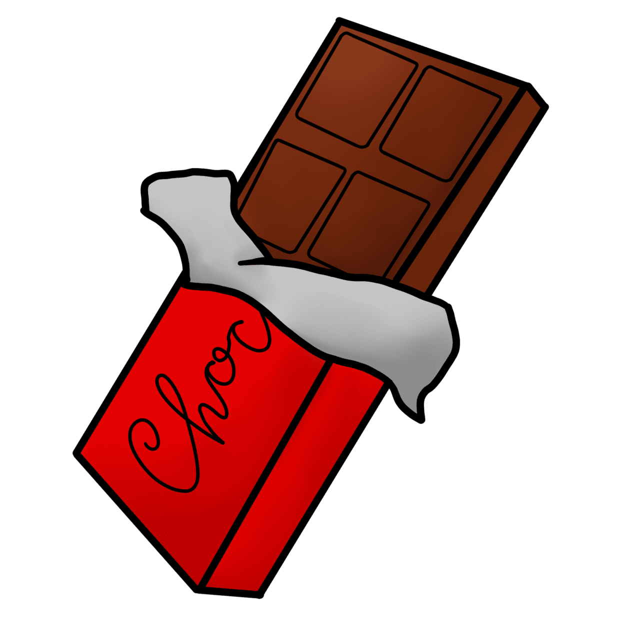 Chocolate bar clipart vector