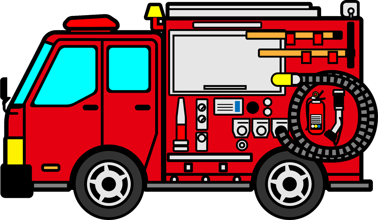 Firetruck fire truck vector clipart images