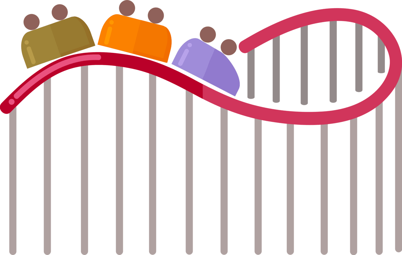 Roller coaster vector clipart images 7