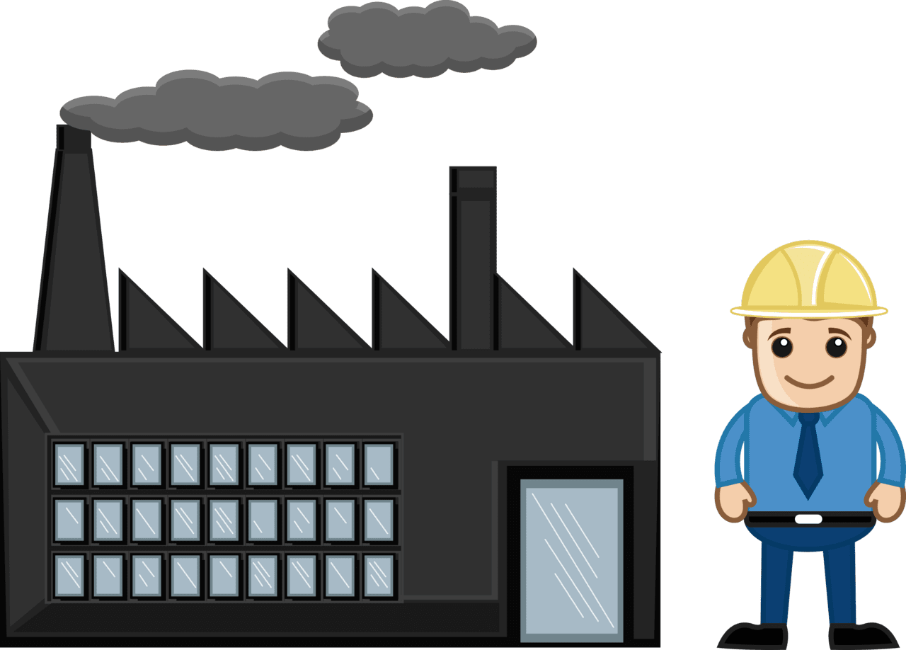 Factory vector hq clipart