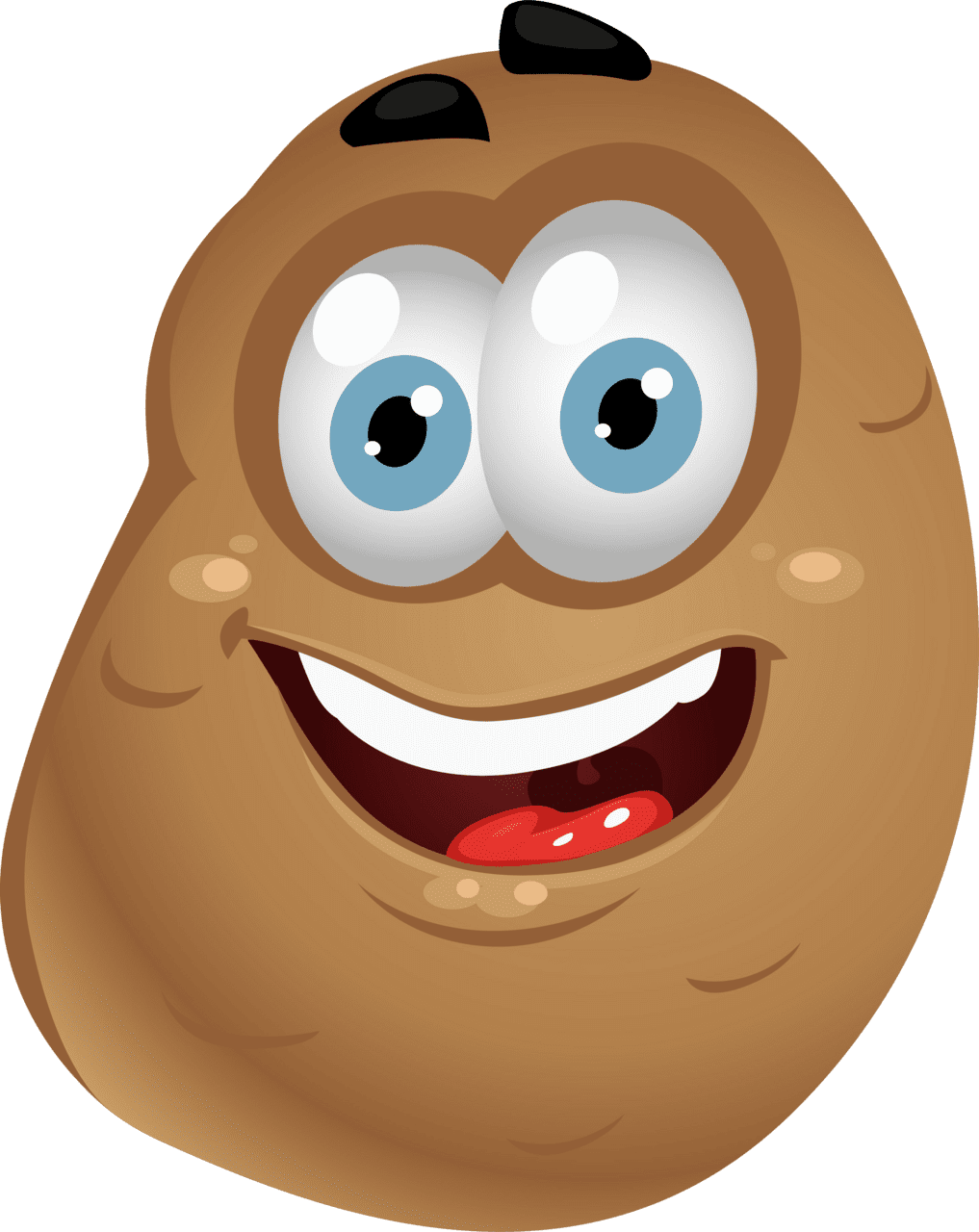 Potato vegetable animation fruit clipart vegetables with eye transparent