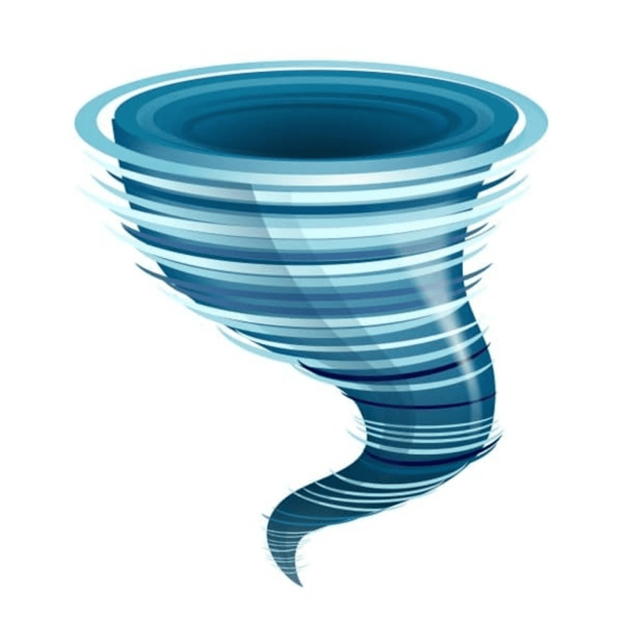 Tornado latest news social media updates and insights clipart logo