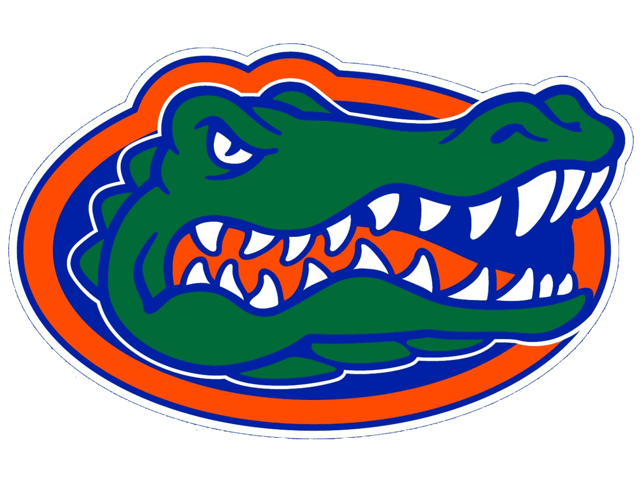 Crocodile florida gators logo clipart