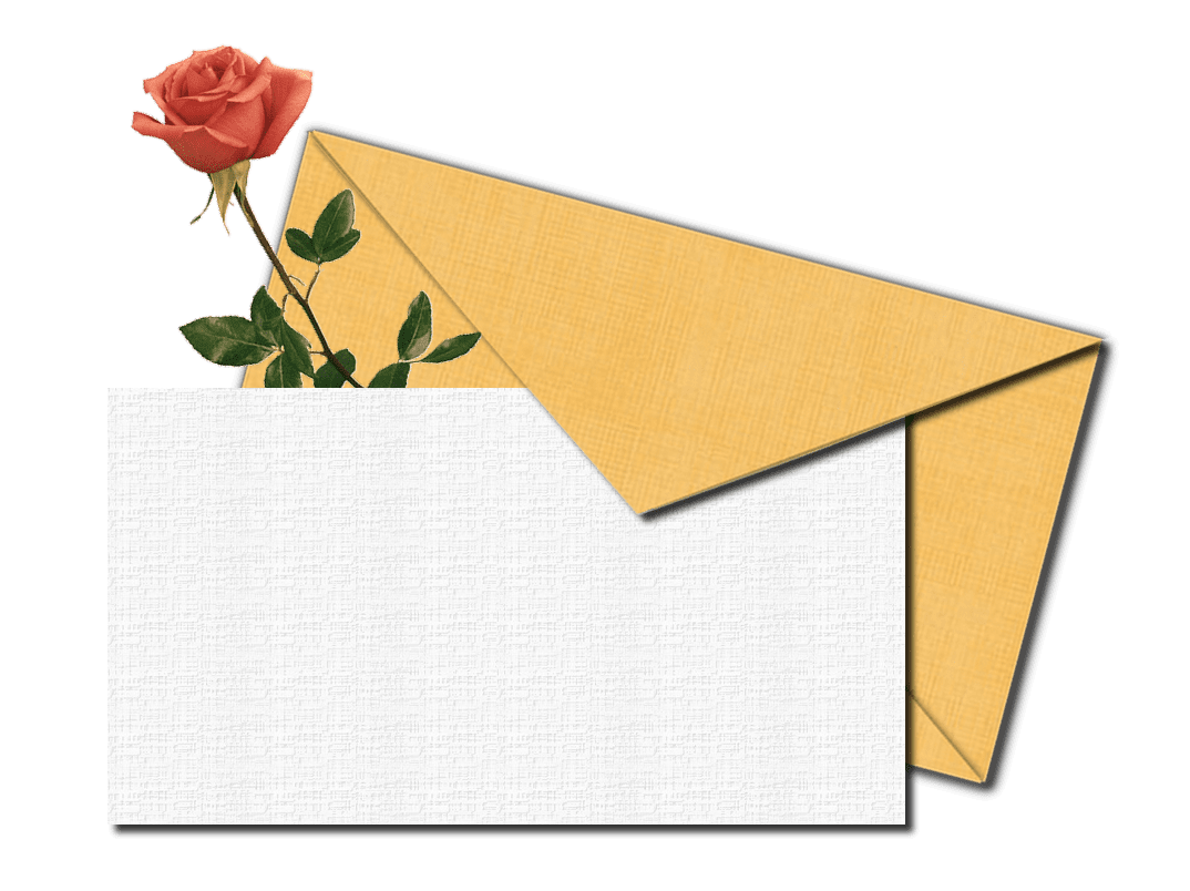 Mail envelope and card clipart vector