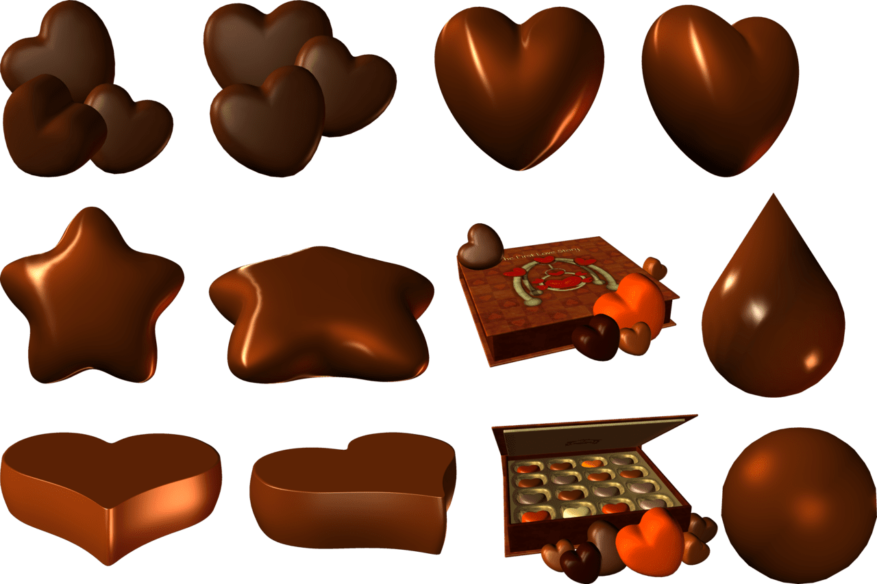 Chocolate image size clipart