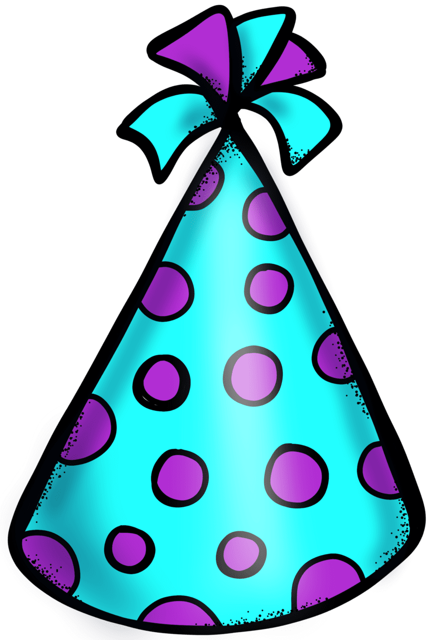 Birthday hat pin page clipart vector