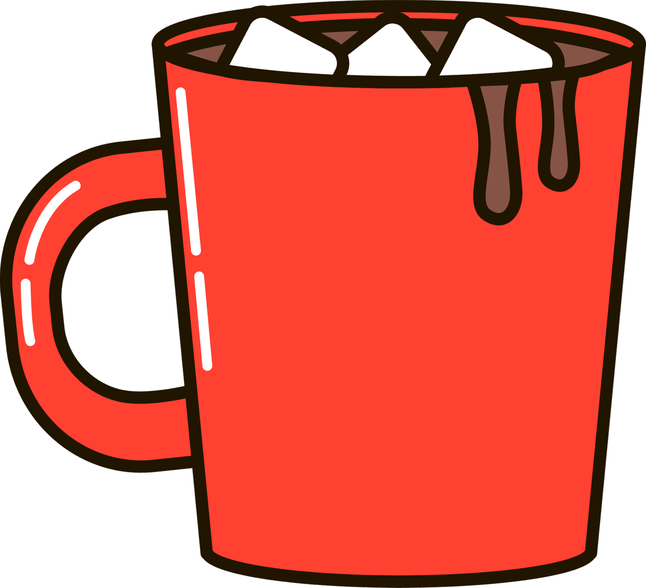 Hot cocoa chocolate vector clipart images