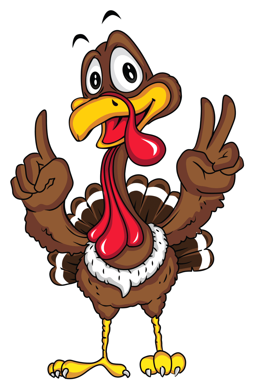 Cute turkey thanksgiving picture clipart