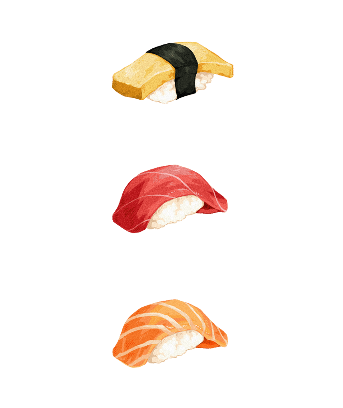 Sushi musings clipart background