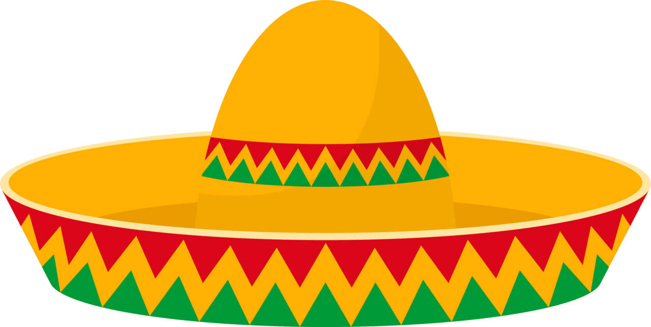 Sombrero mexican hat clipart design free