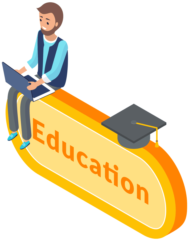 Distance learning for virtual learners educators clipart photo