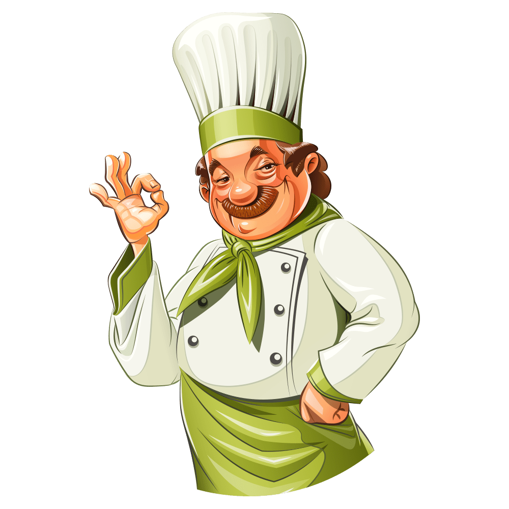 Chef hat people toon images clipart