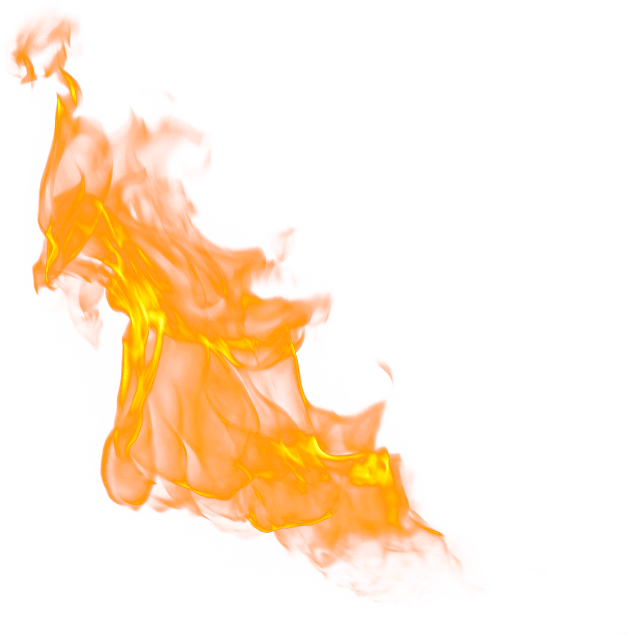 Smoke hot fire flame clipart image