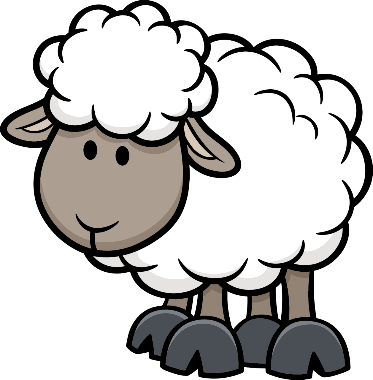 Farm animals pin page clipart image