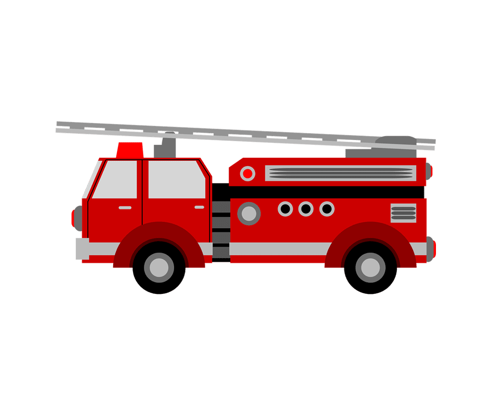 Firetruck fire truck cartoon engine vehicle image clipart