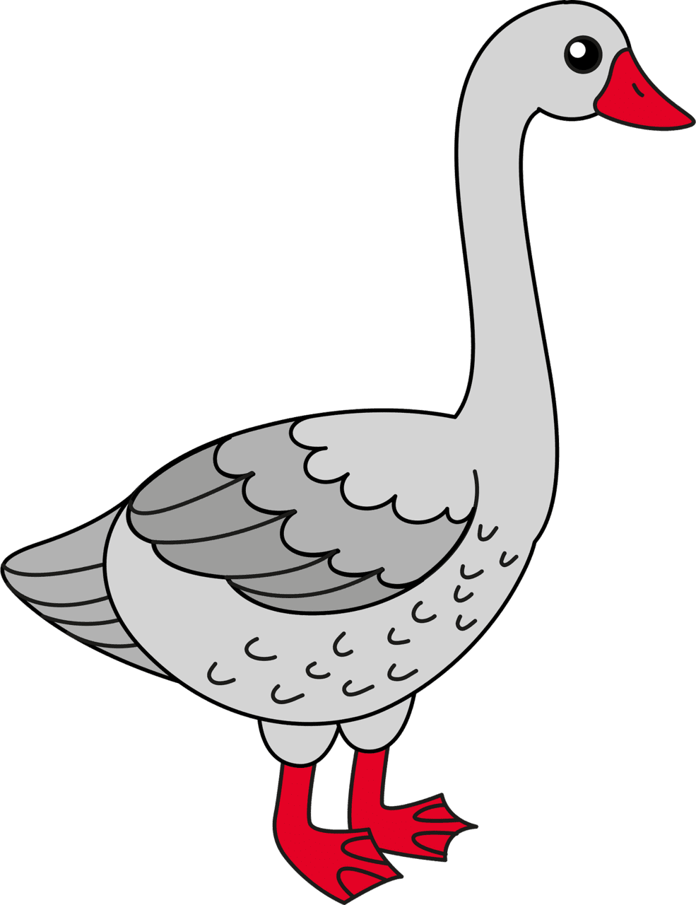 Goose vector clipart images