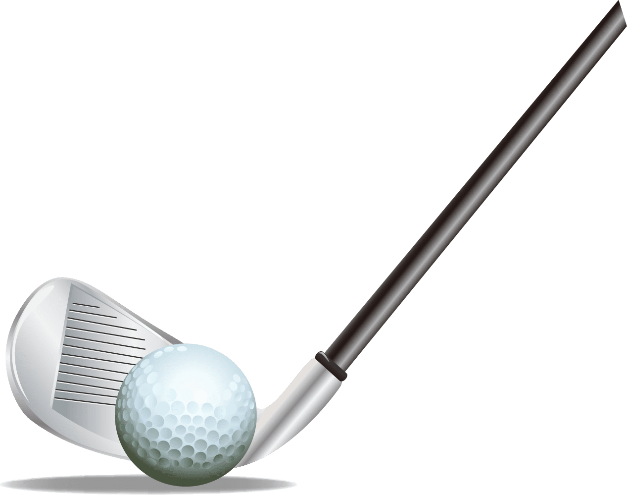 Golf club scene course golfing activities clipart photo