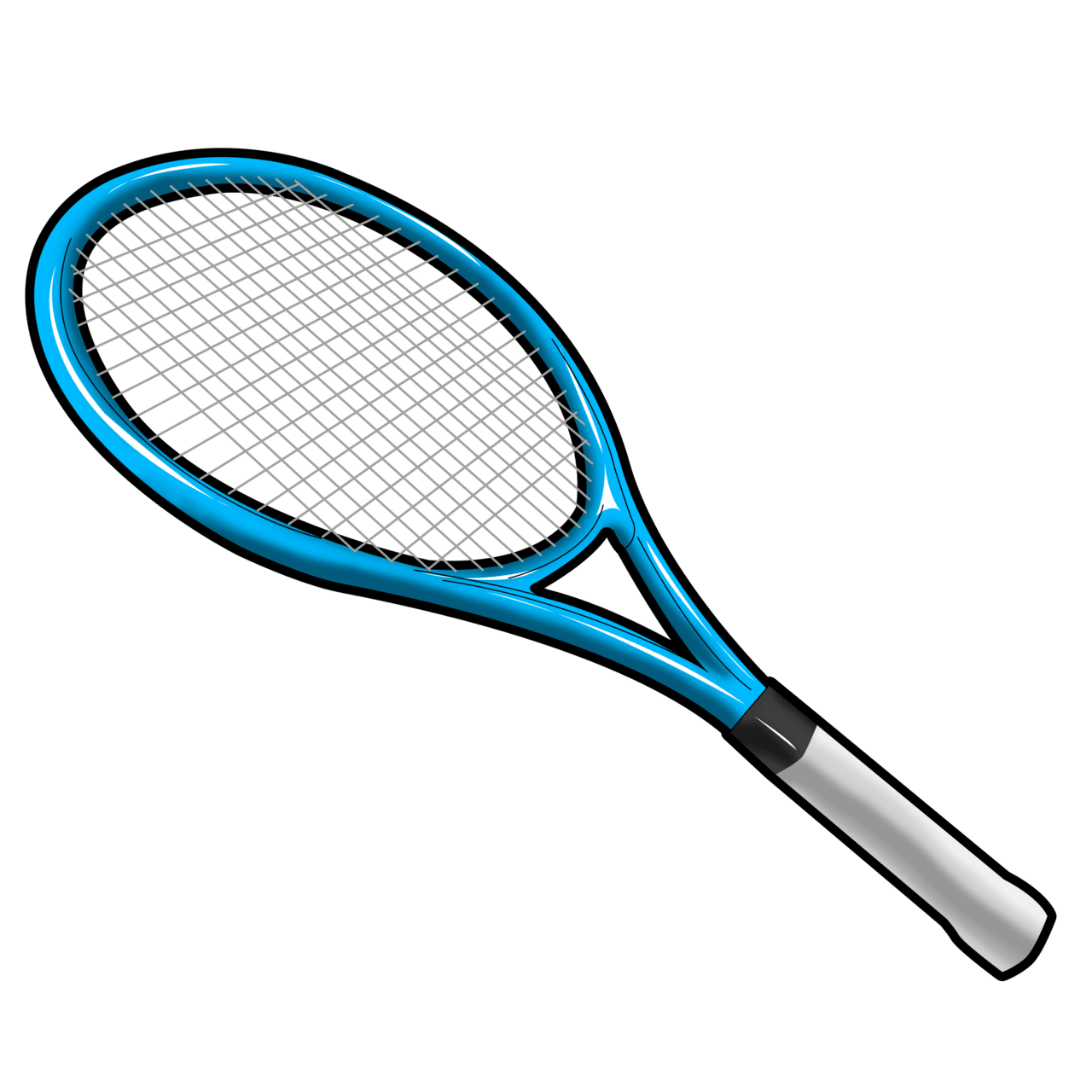 Tennis racket and elements matches sports white clipart image for