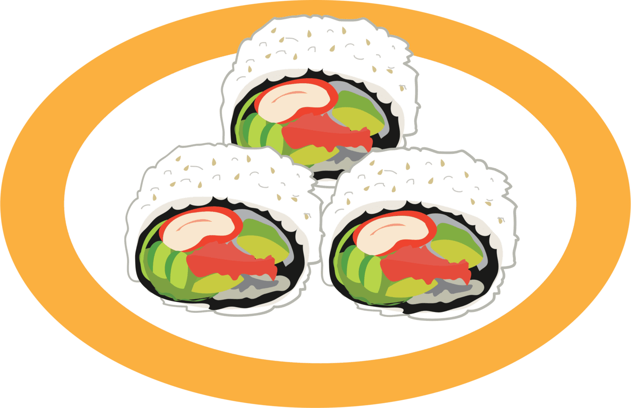 Sushi clipart images