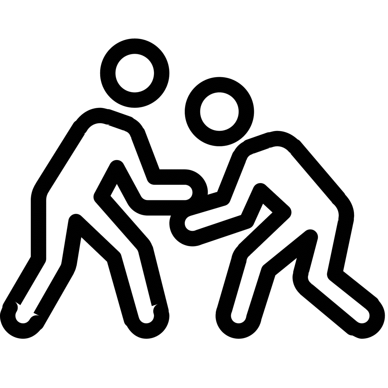 Wrestling image size clipart 3