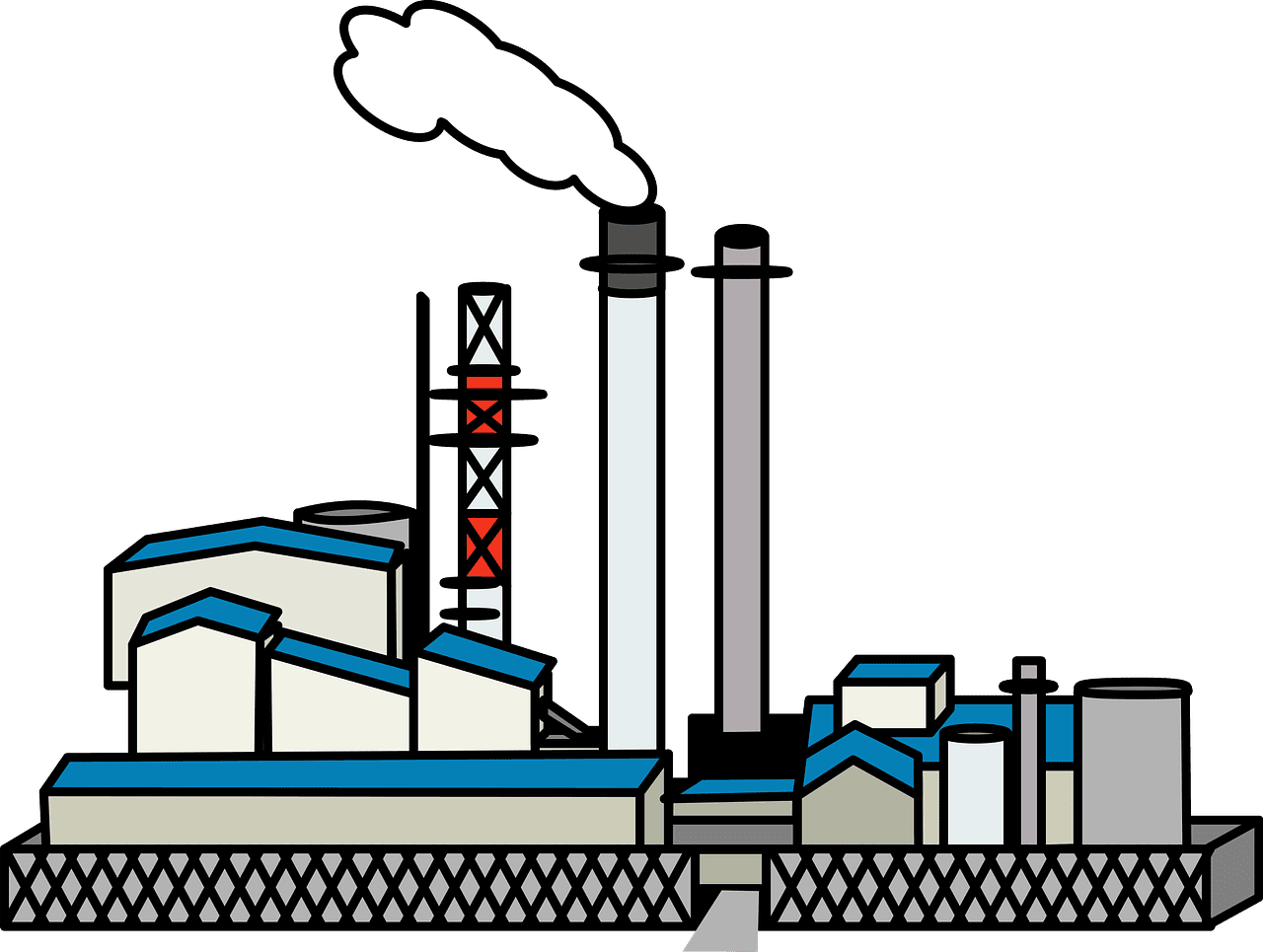 Factory industry vector clipart images 3