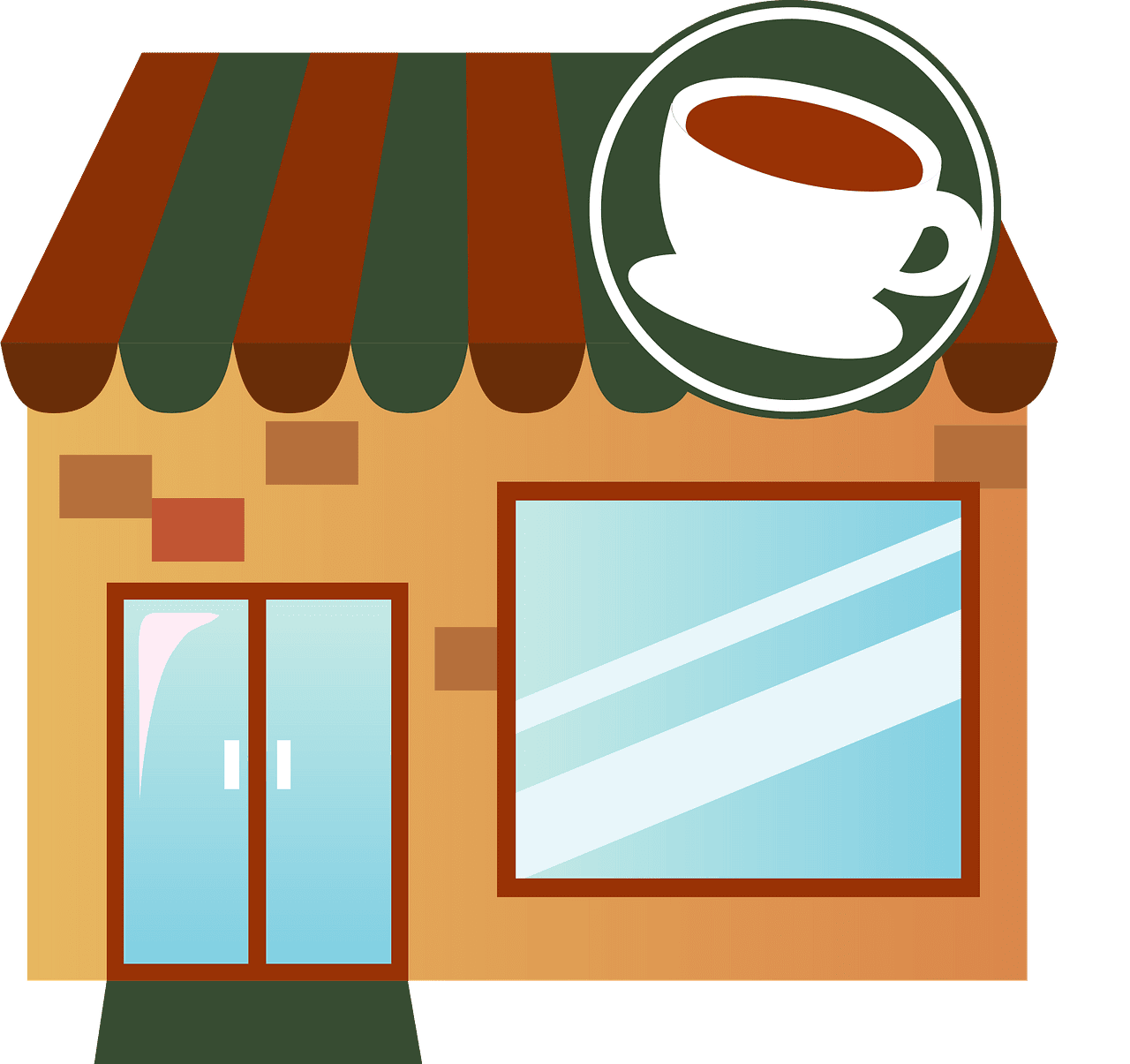 Restaurant coffeehouse cafe vector clipart images