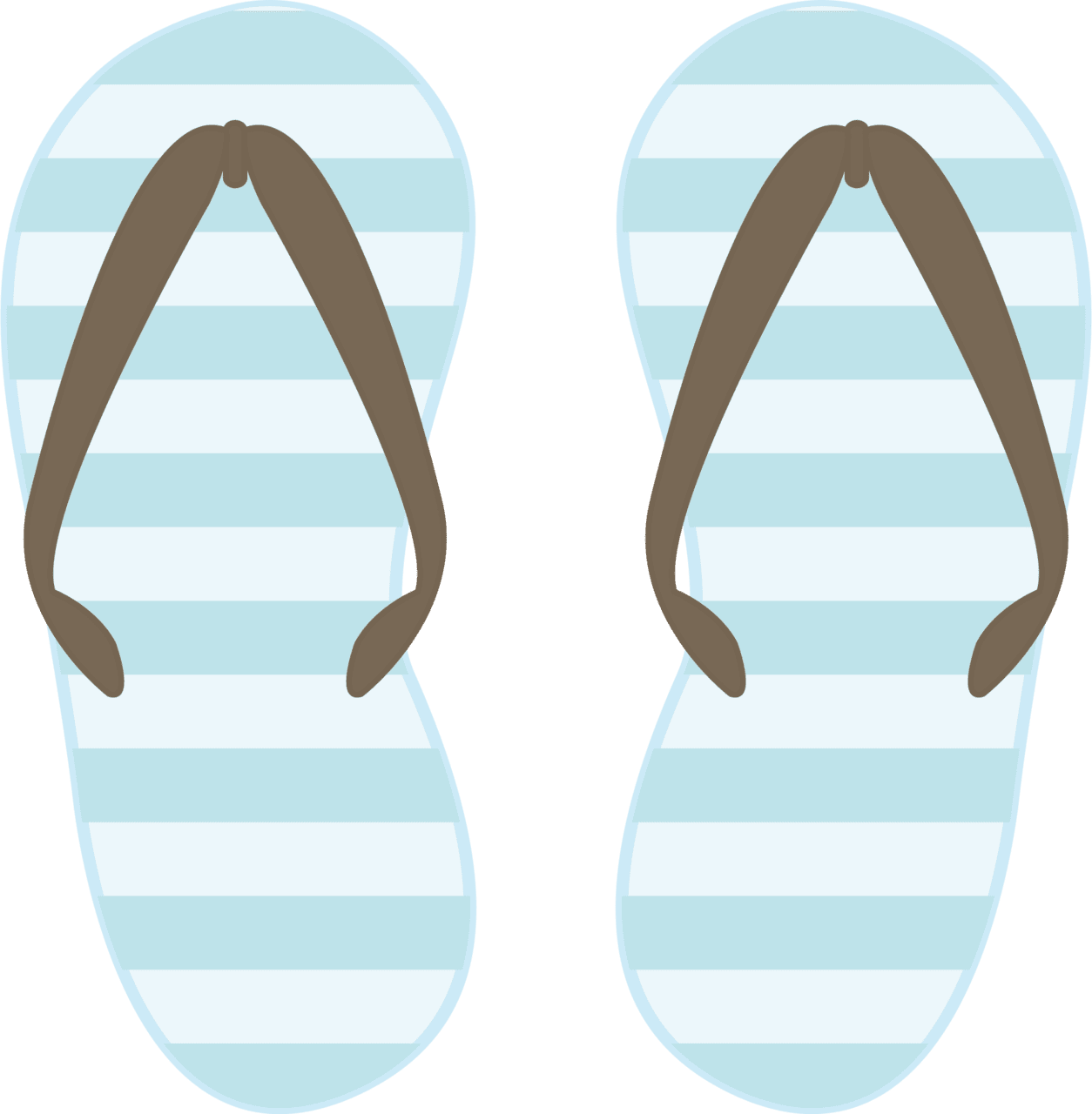 Flip flop vector clipart images 7