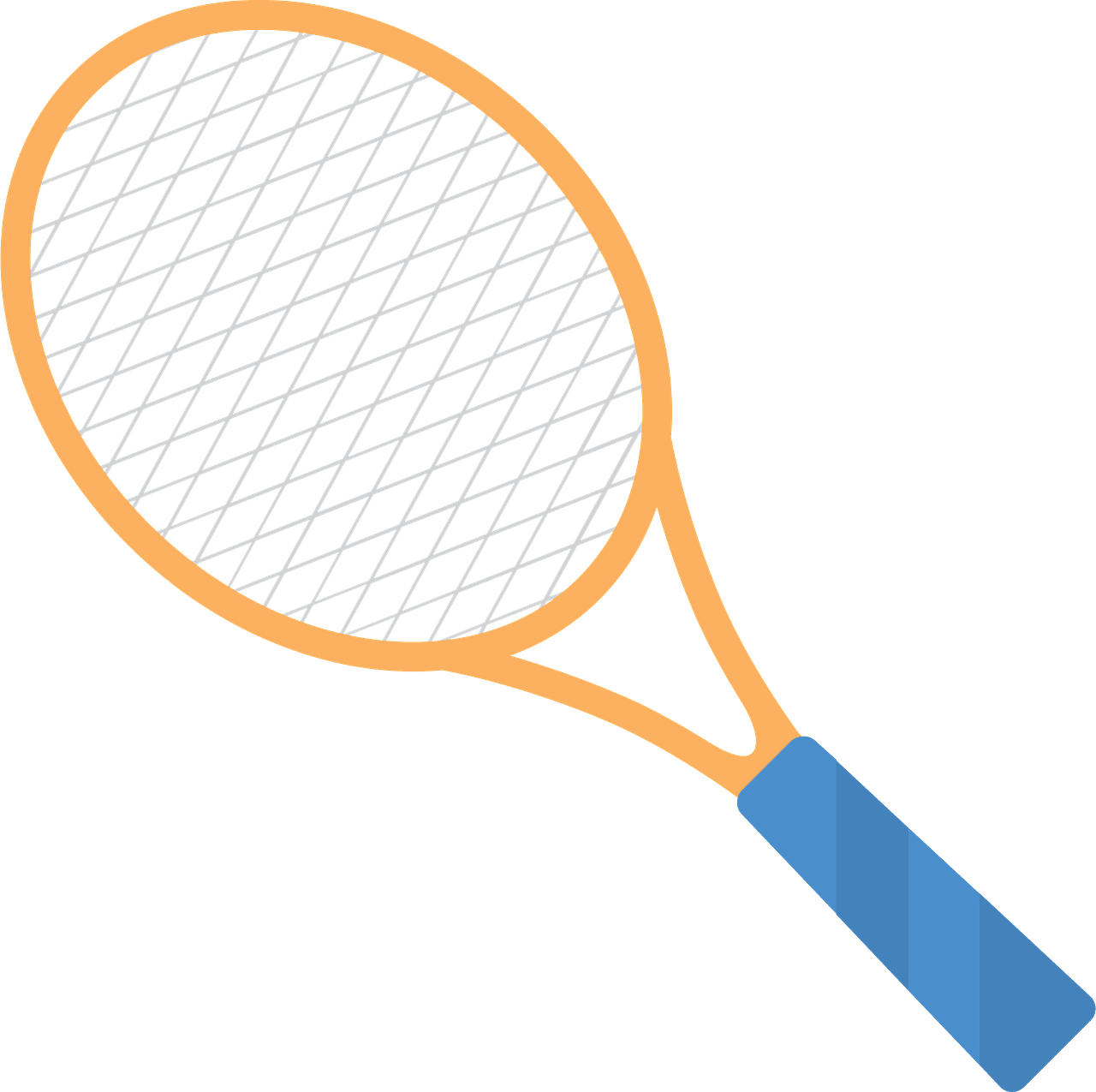 Tennis racket vector clipart images 2