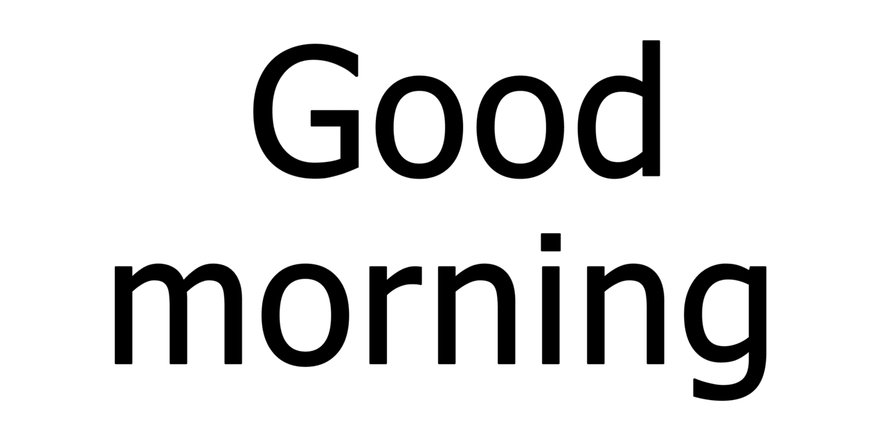 Good morning image size clipart 6