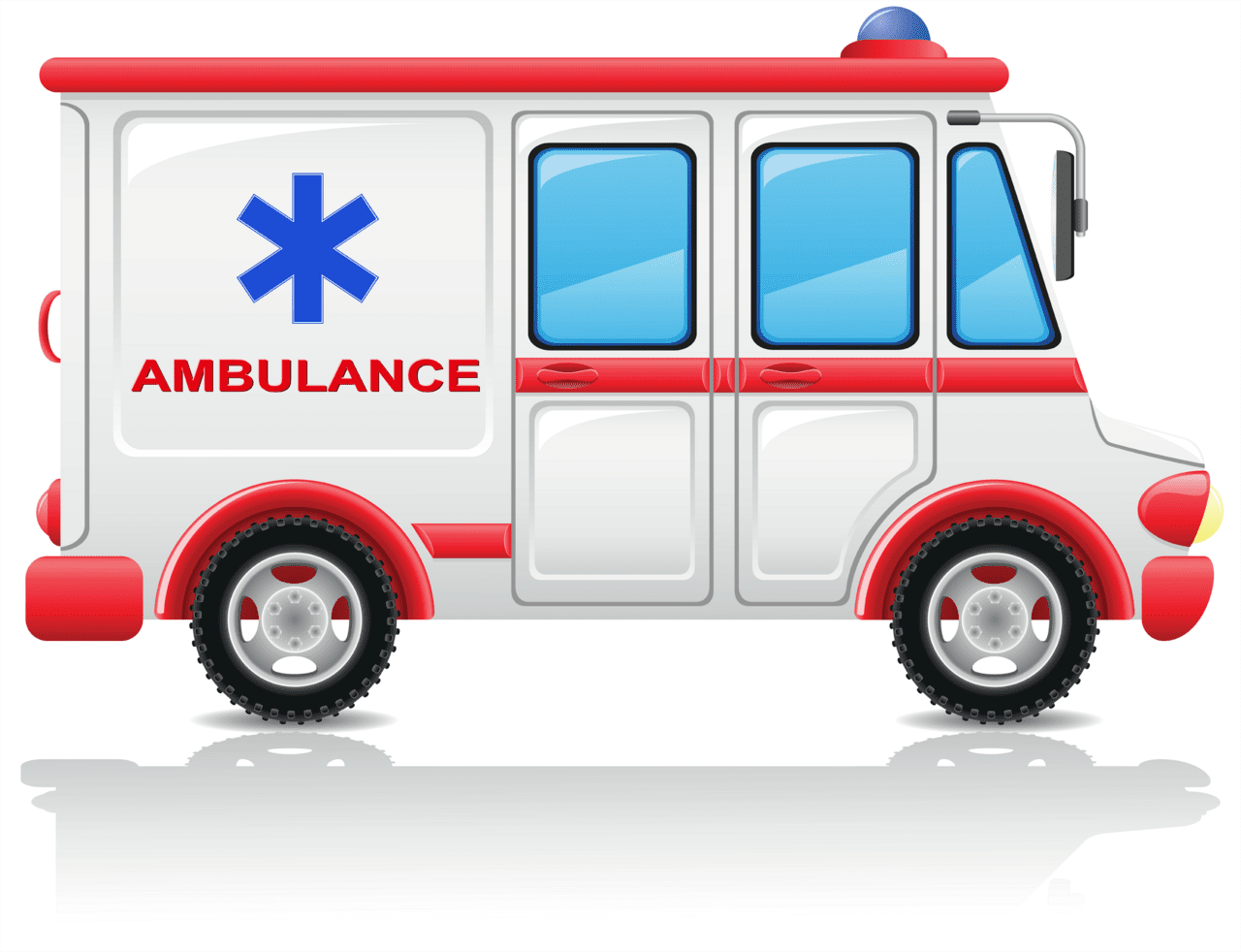 Ambulance pin page clipart background