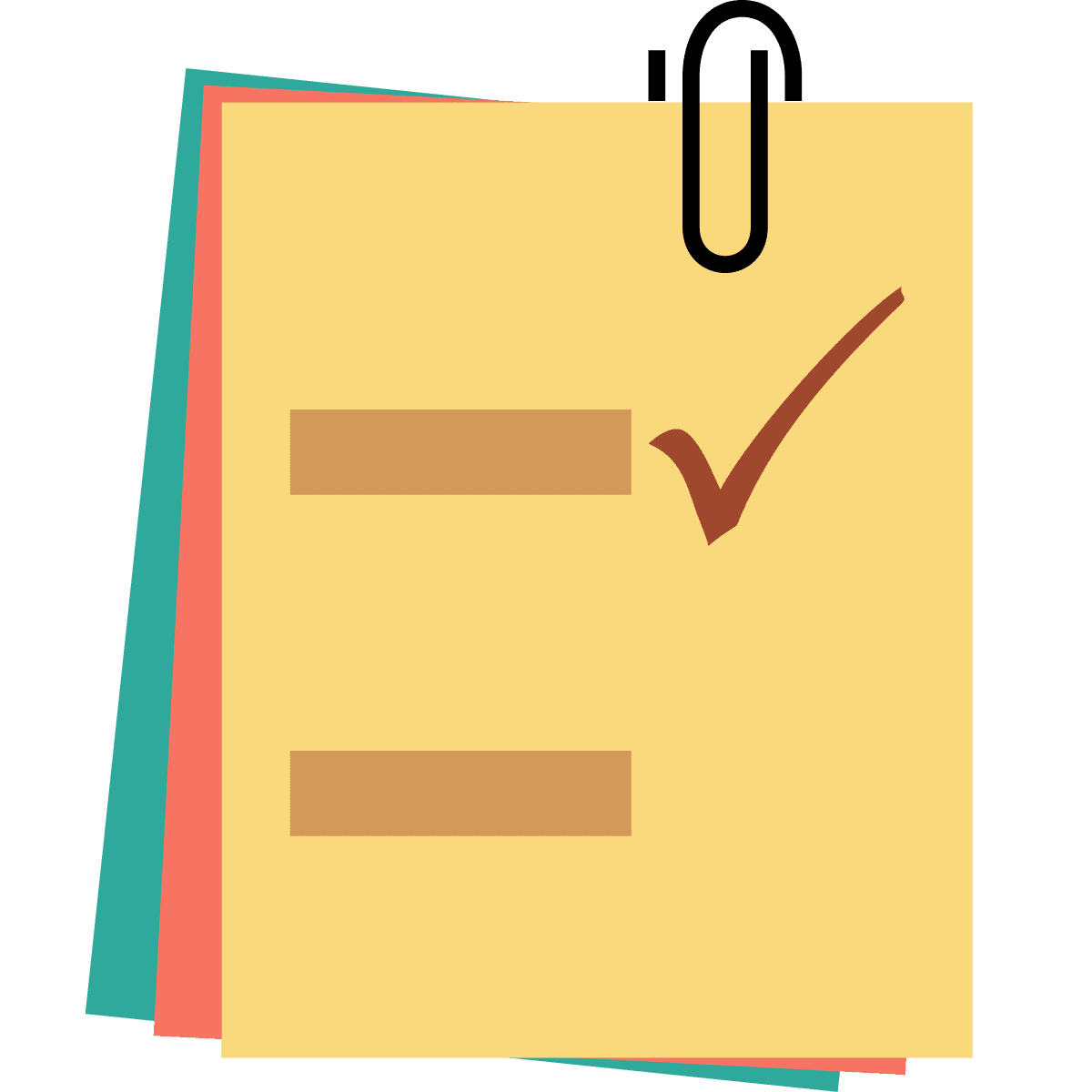 Clipboard notes clipart photo