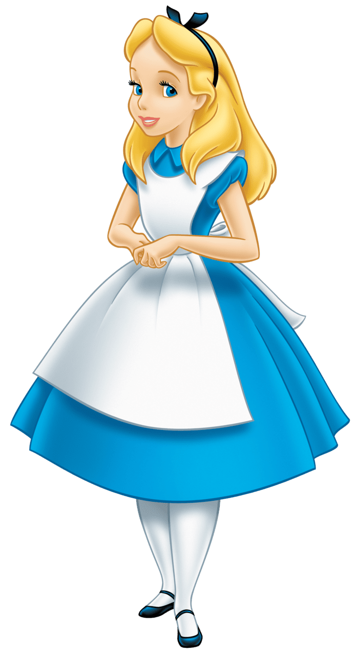 Dress alice clipart in wonderland disney characters film free