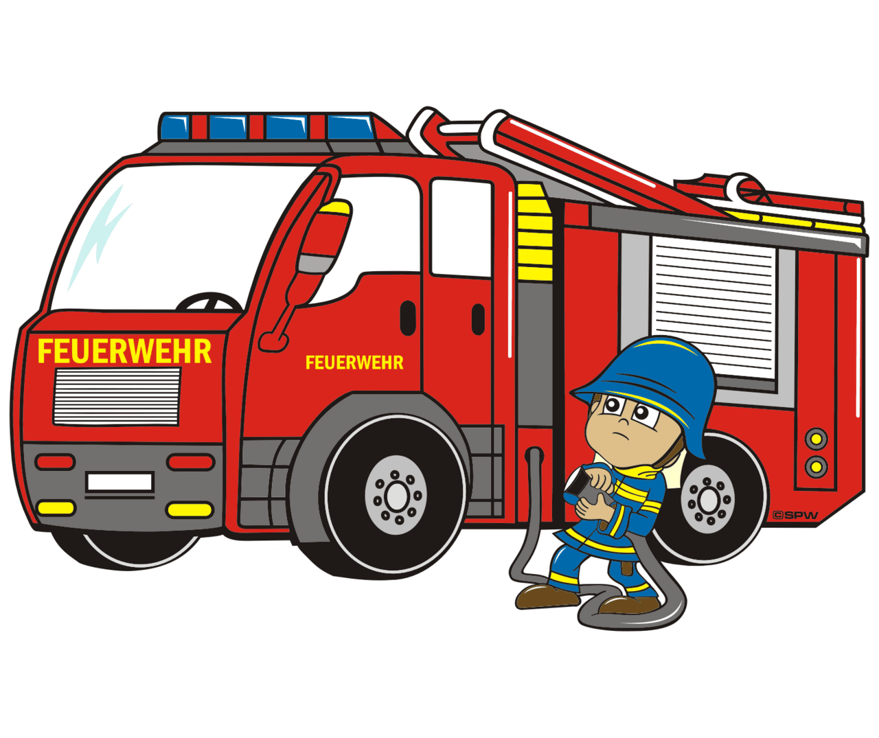 Firetruck pin page clipart picture