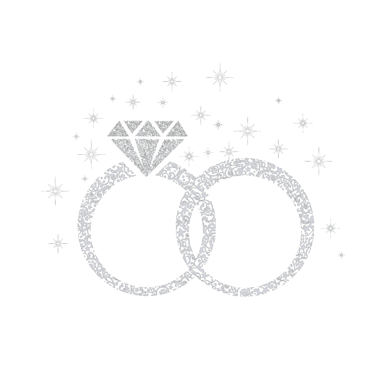 Wedding ring page clipart logo