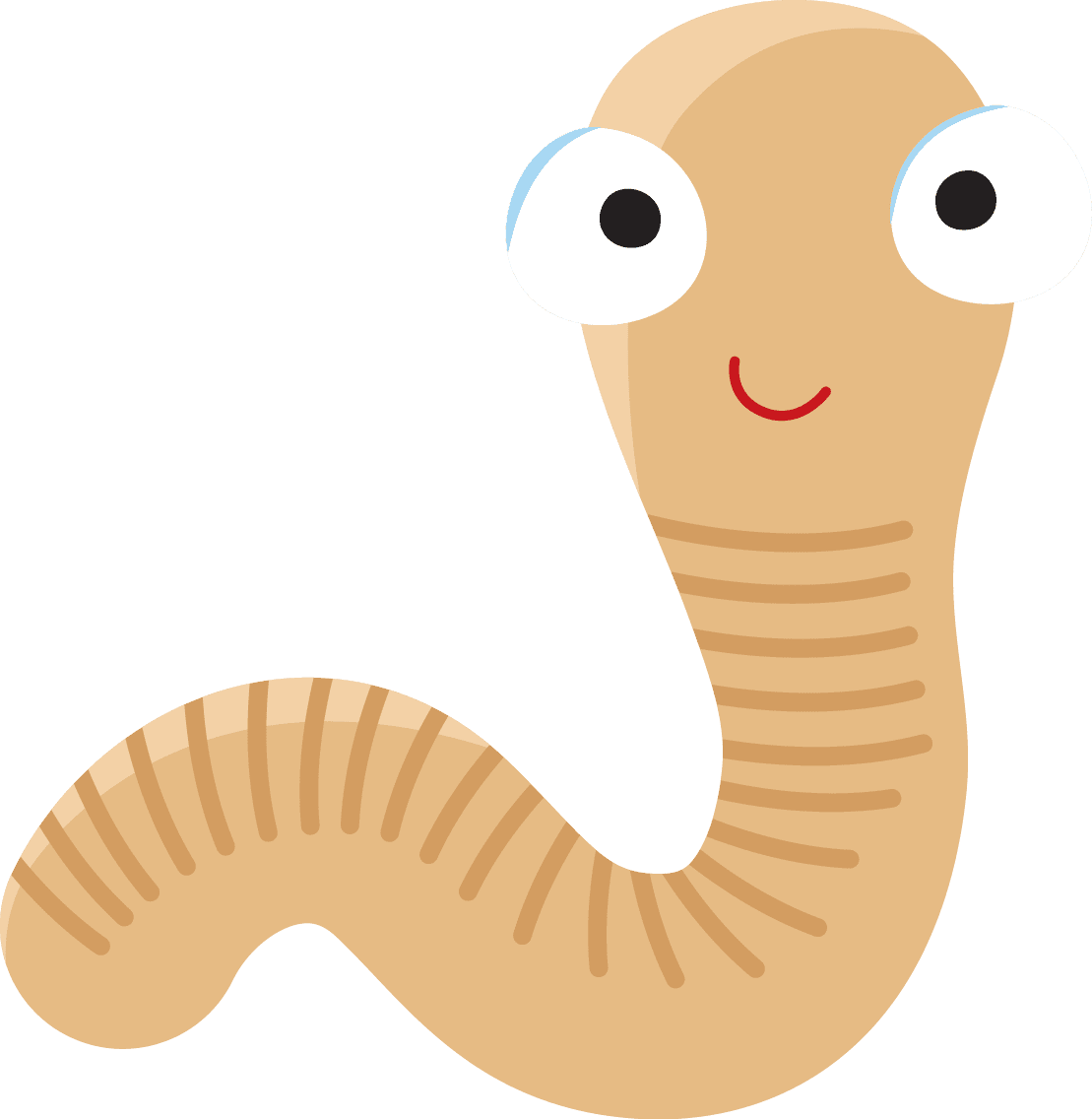 Worm pin page clipart image