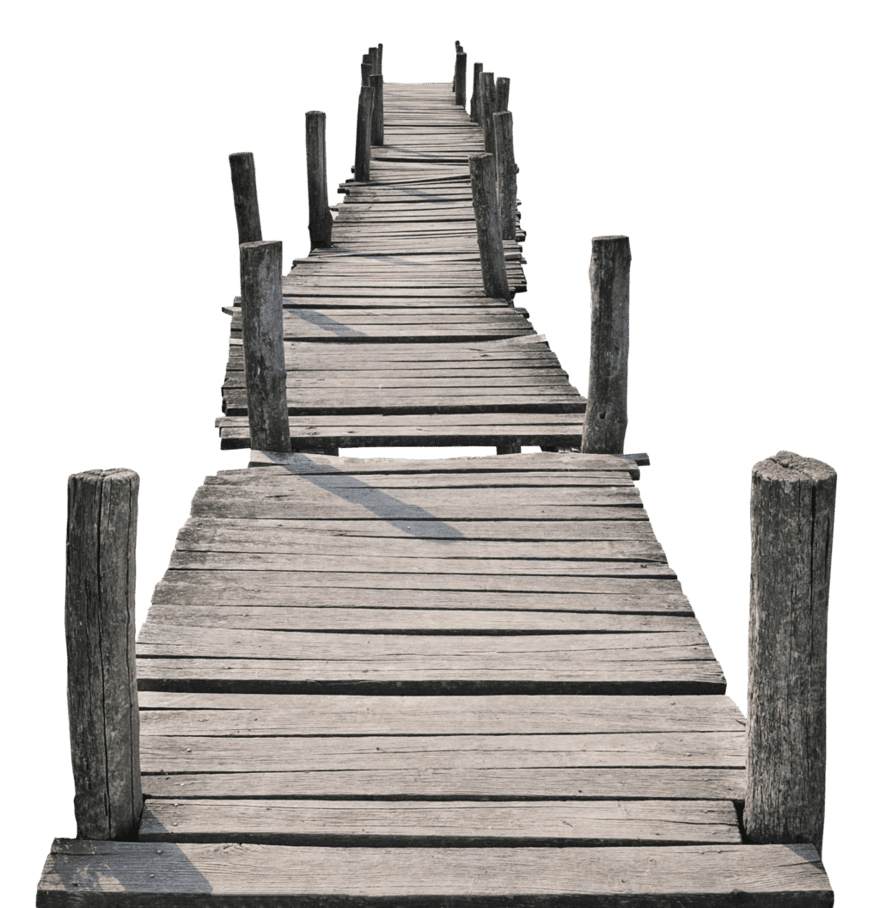 Wooden bridge image for clipart 4