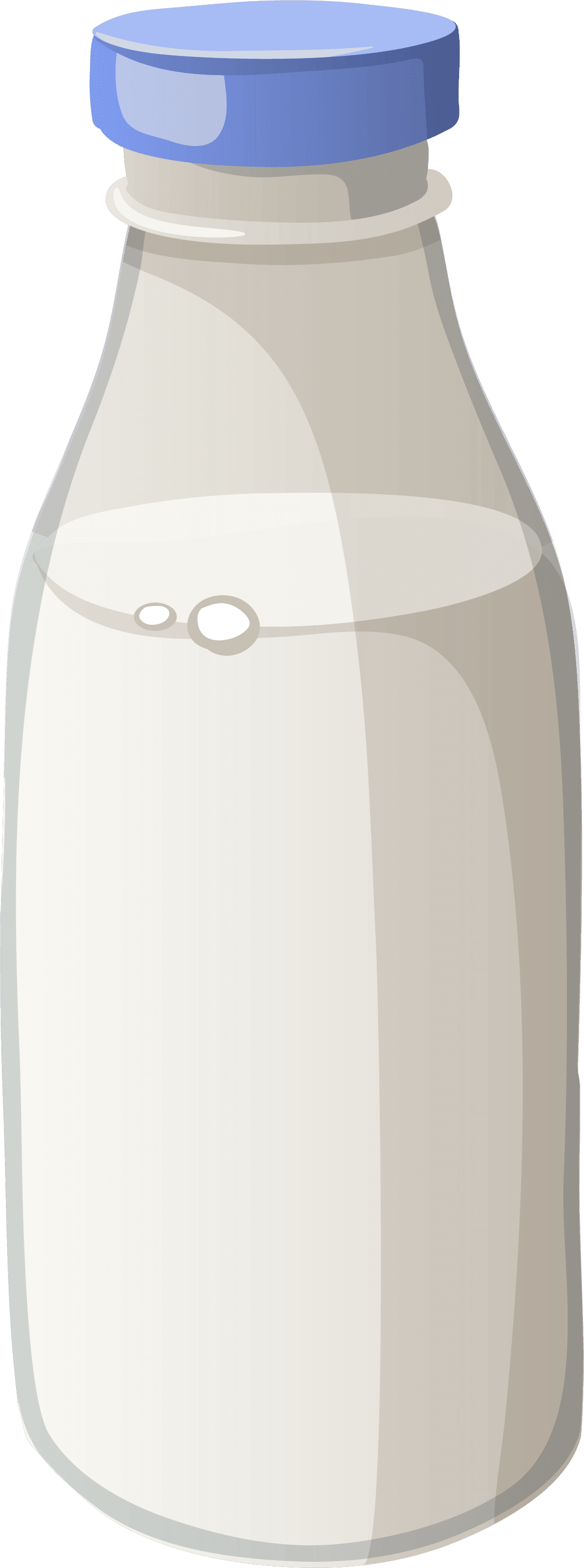 Drink bottle white milk jar clipart vector