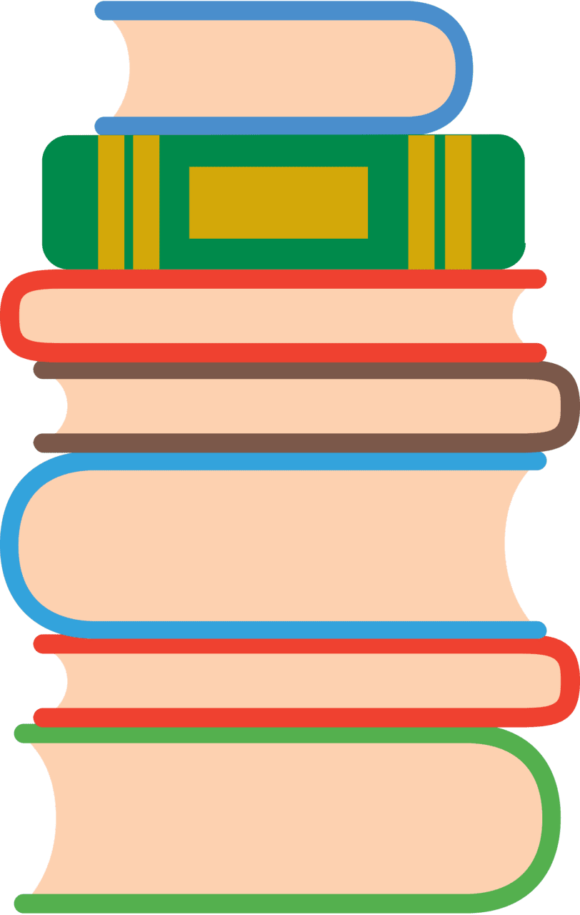 Stack of books vector clipart images