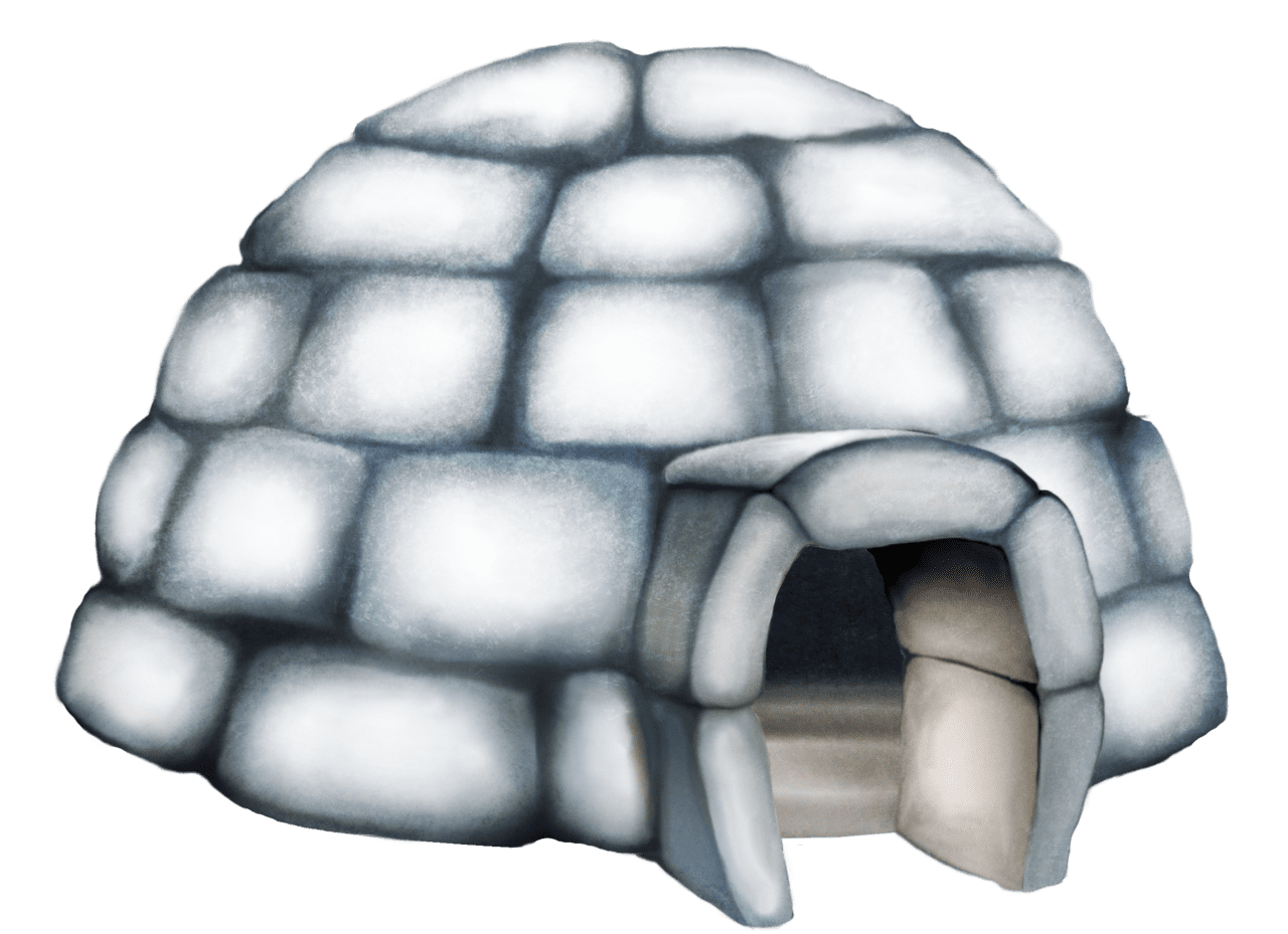 Igloo ice amp snow clipart transparent