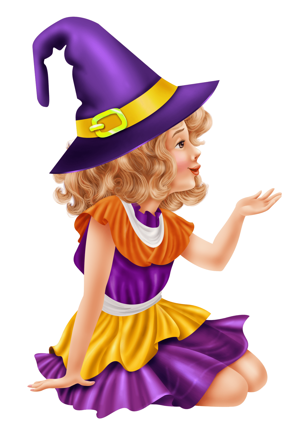 Witch hat pin page clipart photo 4