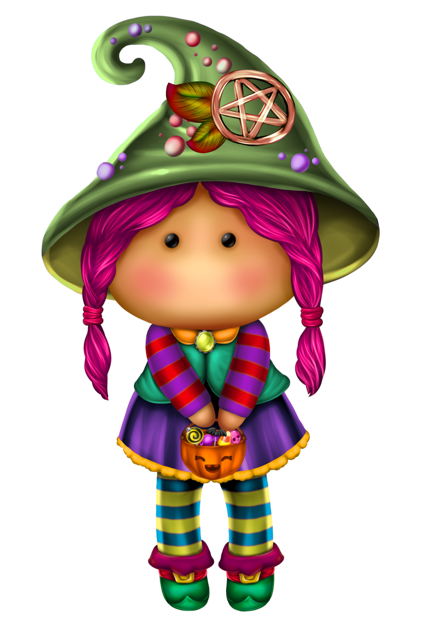 Witch hat pin page clipart transparent 3