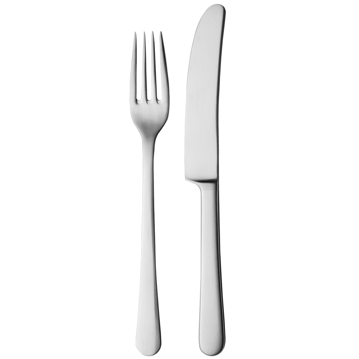 High quality fork and knife cliparts for background